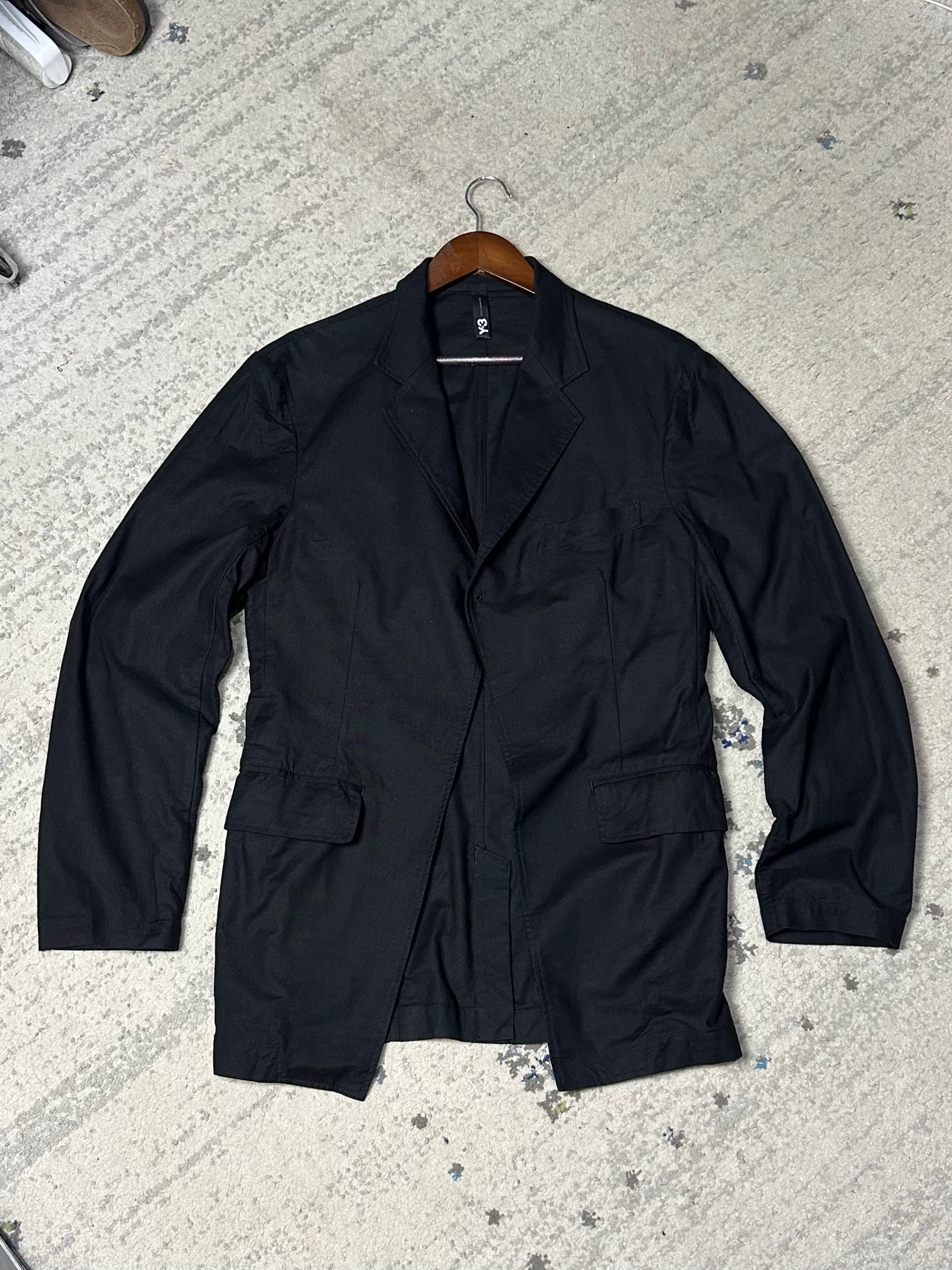 Yohji Yamamoto Yohji Yamamoto Y-3 Black Blazer