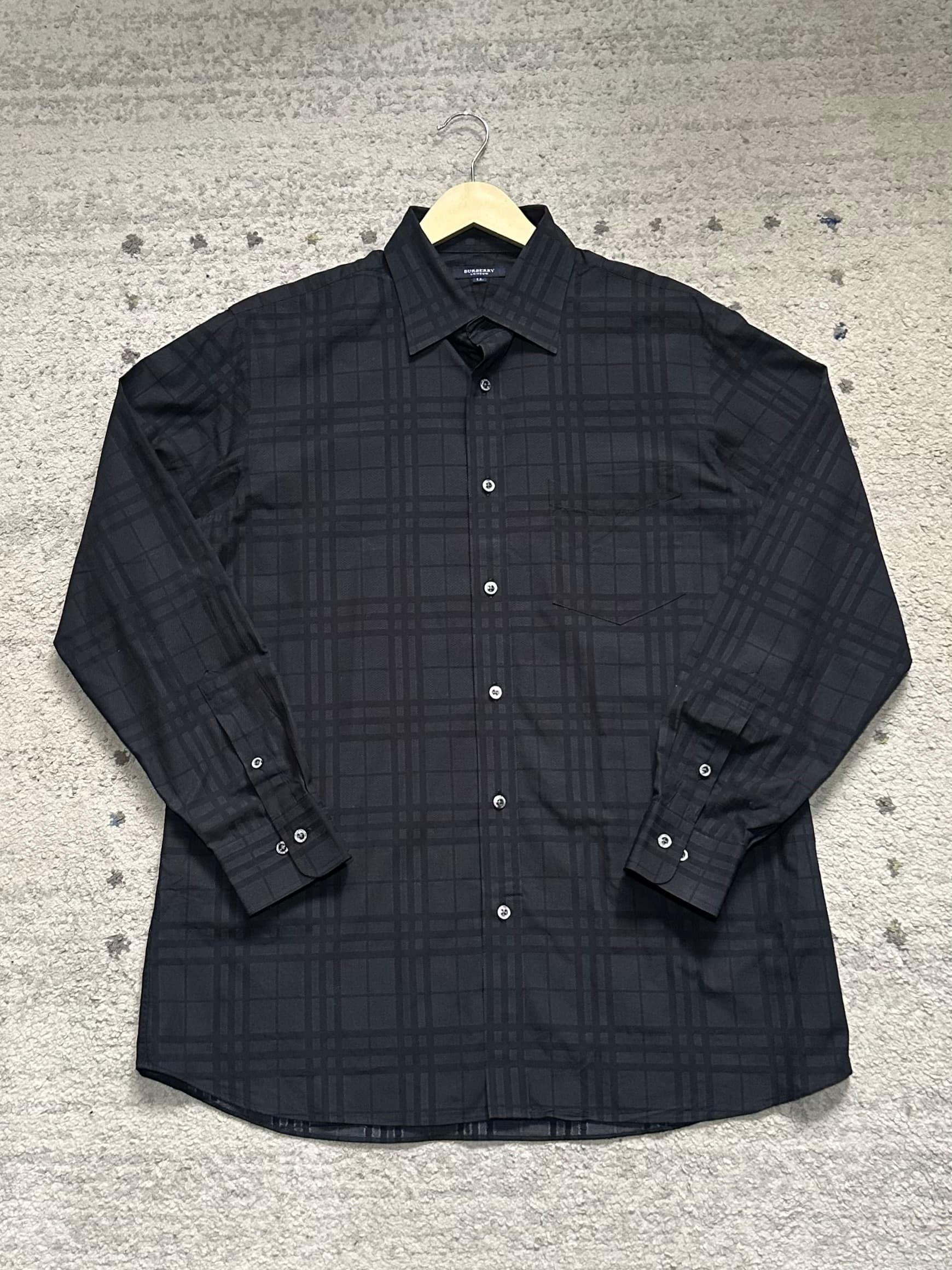 Burberry Burberry London Plaid Long Sleeve Button Up Shirt