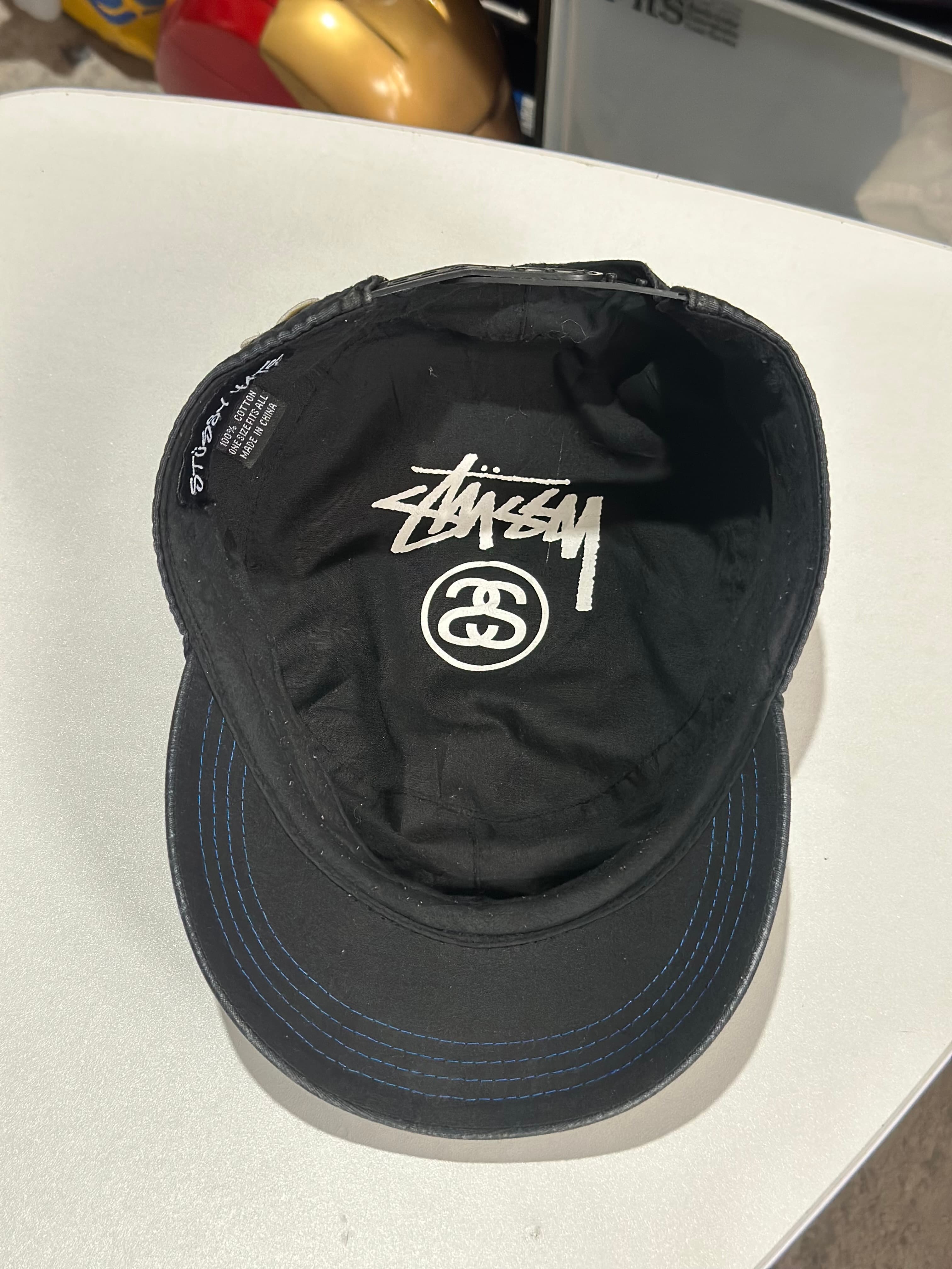Stussy Vintage Stussy Increasing the Peace Black Cadet Hat